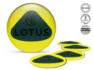 Lotus Adesivi Cupola Epox Emblemi Auto Lusso